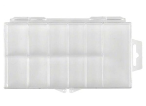 Pudełko na tipsy z przegródką na klej