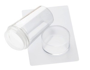 Stempel do paznokci ze zdrapką przeźroczysty