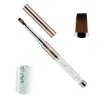 Pędzelek do żelu PROFICO #4 prosty Crystal P10