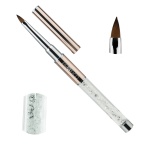 Pędzelek do żelu PROFICO  #2 koci język Crystal P15