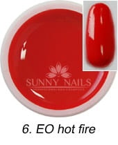 6. Żel kolorowy SUNNY NAILS Party hot fire 5 ml