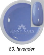 80. Żel kolorowy SUNNY NAILS Party lavender 5 ml