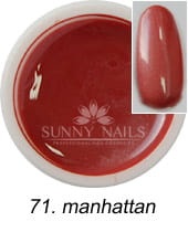 71. Żel kolorowy SUNNY NAILS Party manhattan 5 ml