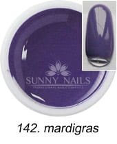142. Żel kolorowy SUNNY NAILS Party mardigras 5 ml