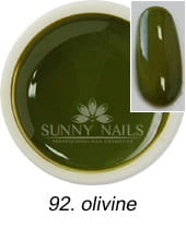 92. Żel kolorowy SUNNY NAILS Party olivine 5 ml
