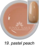 19. Żel kolorowy SUNNY NAILS Party pastel peach 5 ml