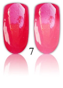 7. Żel termiczny SUNNY NAILS Thermo Gel czerwień-róż 5 ml