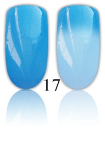 17. Żel termiczny SUNNY NAILS Thermo Gel niebieski-błękit 5 ml