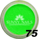75. Akryl w proszku SUNNY NAILS bright green 3 ml
