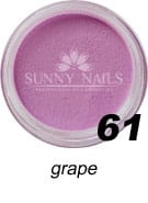 61. Akryl w proszku SUNNY NAILS grape 3 ml