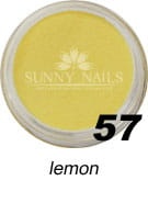 57. Akryl w proszku SUNNY NAILS lemon 3 ml