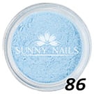 86. Akryl w proszku SUNNY NAILS metallic blue 3 ml