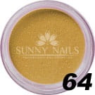 64. Akryl w proszku SUNNY NAILS metallic gold 3 ml