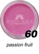 60. Akryl w proszku SUNNY NAILS passion fruit 3 ml