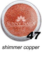 47. Akryl w proszku SUNNY NAILS shimmer copper