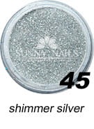 45. Akryl w proszku SUNNY NAILS shimmer silver