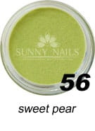 56. Akryl w proszku SUNNY NAILS sweet pear 3 ml