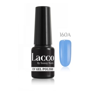 160a. Lakier hybrydowy LACCO  UV Sunny Nails horizon blue 6 ml