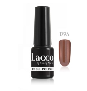 179a. Lakier hybrydowy LACCO  UV Sunny Nails pure brown 6 ml