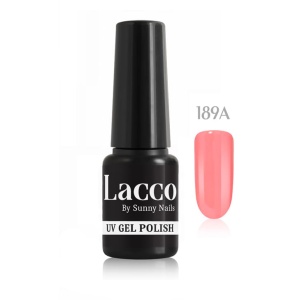 189a. Lakier hybrydowy LACCO  UV Sunny Nails peach shadow 6 ml