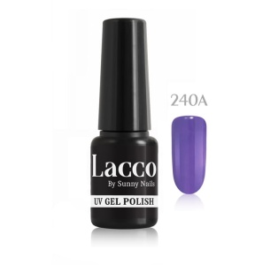 240a. Lakier hybrydowy LACCO  UV Sunny Nails wrzosowe pole 6 ml