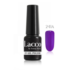 241a. Lakier hybrydowy LACCO  UV Sunny Nails purpura 6 ml
