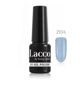 253a. Lakier hybrydowy LACCO  UV Sunny Nails ice gray 6 ml