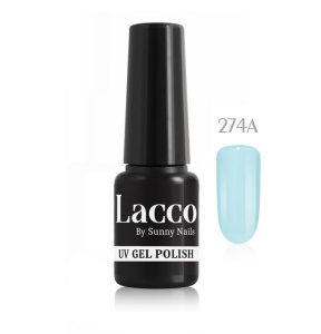 274a. Lakier hybrydowy LACCO  UV Sunny Nails faded blue 6 ml