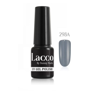 298a. Lakier hybrydowy LACCO  UV Sunny Nails pure grey 6 ml