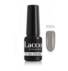 300a. Lakier hybrydowy LACCO  UV Sunny Nails light gray 6 ml