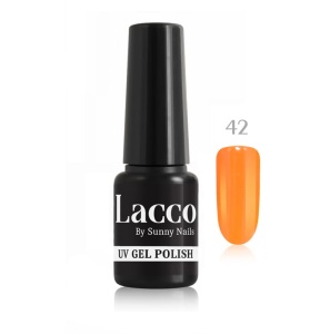 42. Lakier hybrydowy LACCO  UV Sunny Nails mandarin 6 ml
