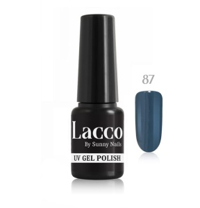 87. Lakier hybrydowy LACCO  UV Sunny Nails grafitowy 6 ML