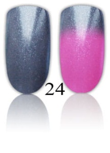 Lakier hybrydowy termiczny LACCO  Thermo grafit-fuksja 6 ml