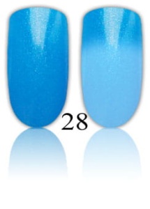 Lakier hybrydowy termiczny LACCO Thermo niebieski-błękit 6 ml