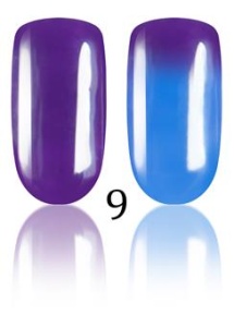 Lakier hybrydowy termiczny LACCO Thermo fioletowy-niebieski 6 ml