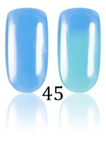 Lakier hybrydowy termiczny LACCO  Thermo niebieski - miętowy 6 ml