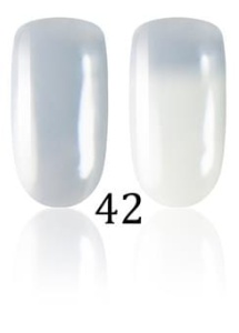 Lakier hybrydowy termiczny LACCO Thermo stalowy - biel 6 ml