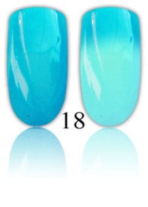 Lakier hybrydowy termiczny LACCO Thermo turkus-lazurowy 6 ml