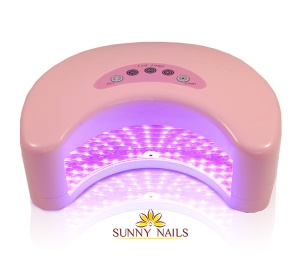 Lampa LED do paznokci 12 W duża różowa