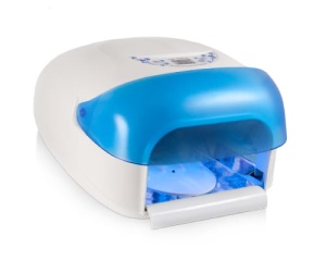 Lampa UV 36 W z suszarką i LCD niebieska