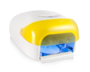Lampa UV 36 W z suszarką i LCD żółta
