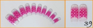 39. Tipsy we wzory AIRBRUSH różowe