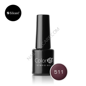 511. Lakier hybrydowy SILCARE  Color It 6 ml