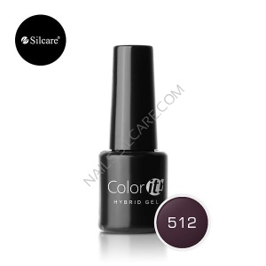 512. Lakier hybrydowy SILCARE  Color It 6 ml