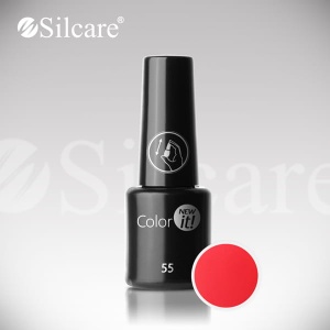 55. Lakier hybrydowy SILCARE  Color It 6 ml
