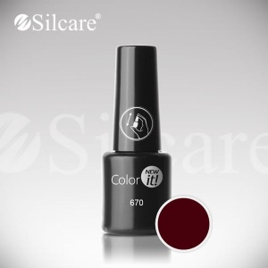 670. Lakier hybrydowy SILCARE  Color It 6 ml