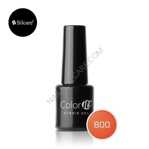 800. Lakier hybrydowy SILCARE  Color It 6 ml