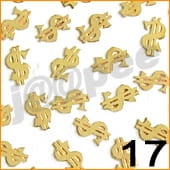 17. Blaszki do zdobienia paznokci dolar 10 szt