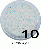 Brokat do paznokci aqua irys w woreczku 1g - 10