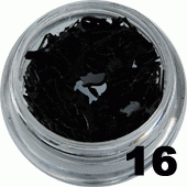 16. Ozdoba do paznokci delfinki w woreczku czarne